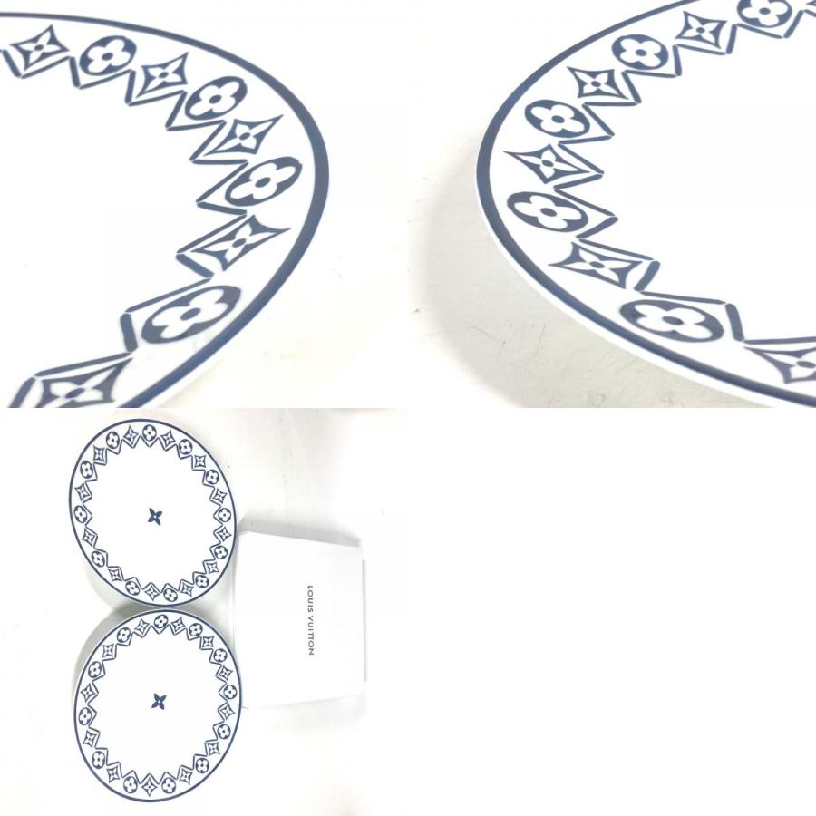 【ルイヴィトン】ディナープレート2枚 お皿 モノグラム フラワー タイル ルイヴィトン LOUIS VUITTON プレート お皿 モノグラム フラワー