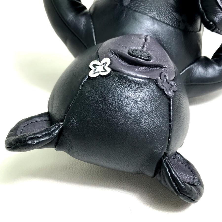 LOUIS VUITTON ルイヴィトン GI0184 モノグラムエクリプス 藤原ヒロシ フラグメント ぬいぐるみ 人形 ノワール ユニセックス【中古】美品_4