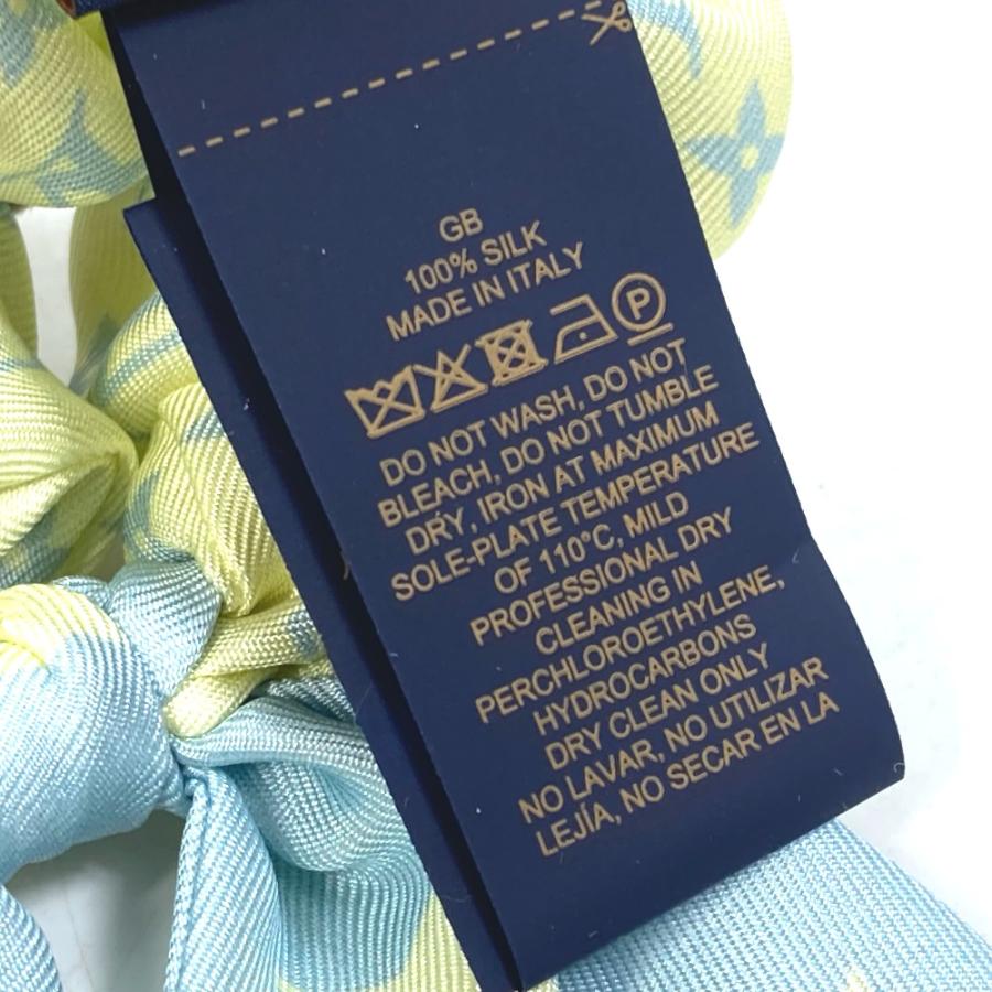 Louis Vuitton シュシュ 緑・青 Made in Italy Louis Vuitton シュシュ 緑・青 Made in Italy