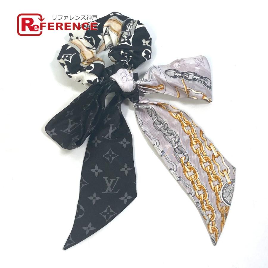 LOUIS VUITTON ルイヴィトン M68951 ヘアゴム リボン シュシュ ビーマインドフル ヘアアクセサリー シュシュ シルク マルチカラー 【中古】 :155633-21554-22:リファレンス コレクション 通販 SAINT LAURENT シルクのシュシュ