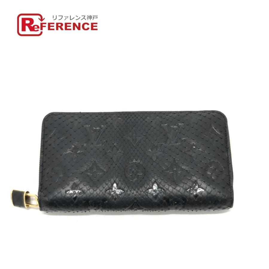 LOUIS VUITTON ルイヴィトン N80686 モノグラムパイソン ジッピー