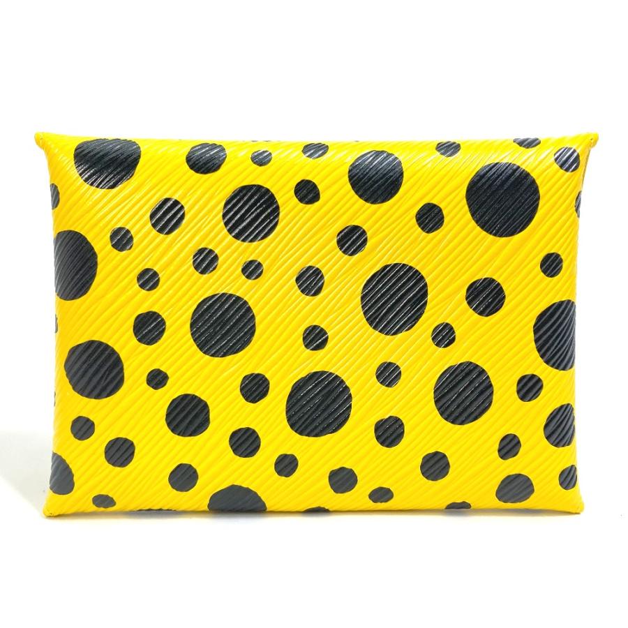 LOUIS VUITTON ルイヴィトン M81959 イエローレザードットのみ 草間彌生　LV × YK ポシェット・キリガミ キリガミ ポーチ【中古】未使用_1