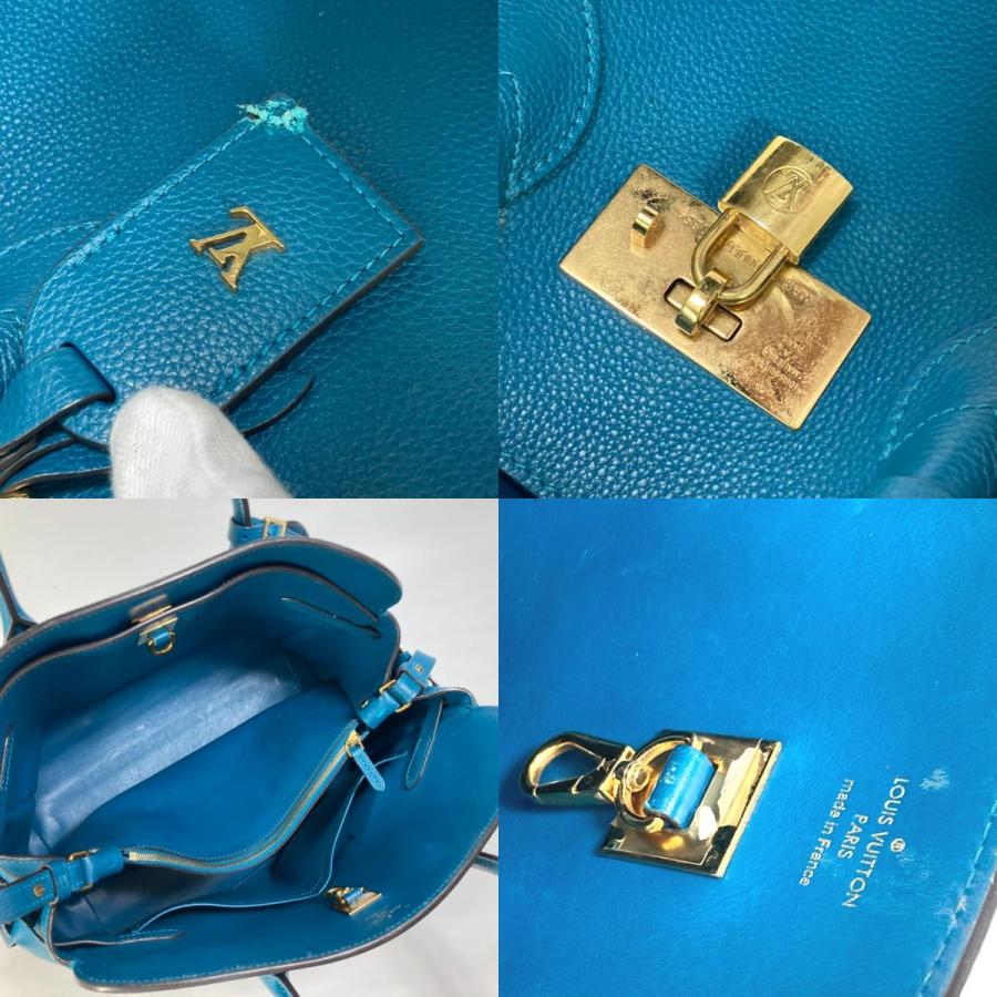 ルイヴィトン LOUIS VUITTON ミラMM M55023 ハンドバッグ カバン トートバッグ 2WAY 斜め掛け ショルダーバッグ レザー コルヴェール  ブルー LOUIS VUITTON（ルイ・ヴィトン） M55023 ミラMM 2WAY ハンドバッグ