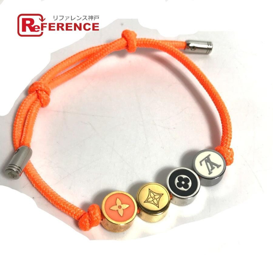 LOUIS VUITTON ルイヴィトン　ブレスレット　オレンジサンセット ルイヴィトン/ブレスレット/LV パーティ/オレンジ×シルバー/型番