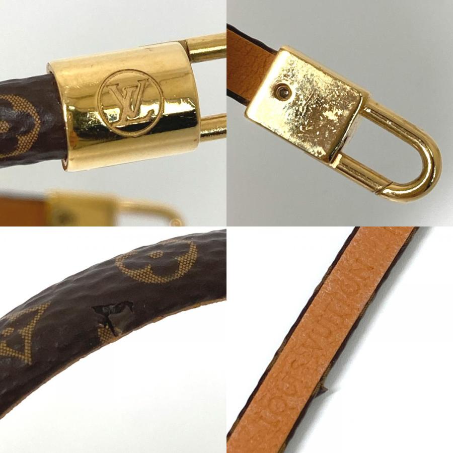 LOUIS VUITTON ルイヴィトン M6442F ブレスレット・LV トリビュート ボワット シャポー アクセサリー モノグラム ブレスレット【中古】 | LOUIS VUITTON | 08