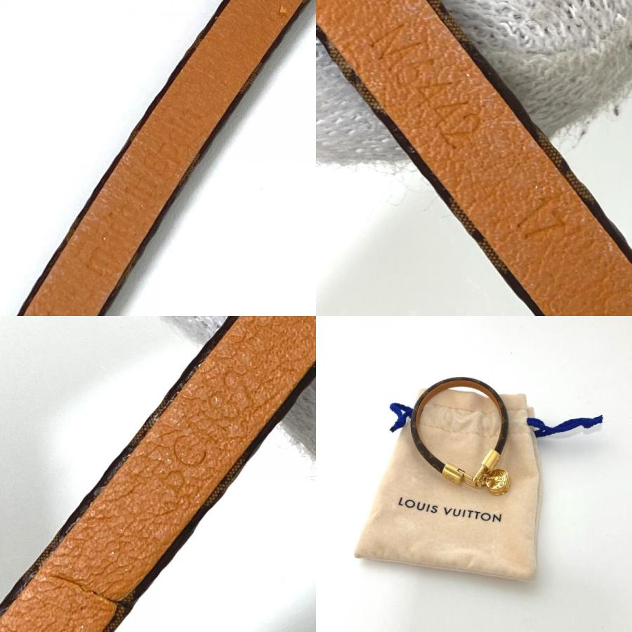 LOUIS VUITTON ルイヴィトン M6442F ブレスレット・LV トリビュート ボワット シャポー アクセサリー モノグラム ブレスレット【中古】 | LOUIS VUITTON | 09