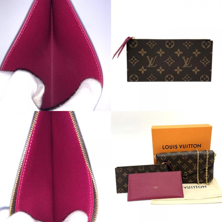 新品 LOUIS VUITTON ルイヴィトン M81896 ポシェット・フェリシー  肩掛けバック 斜め掛けバック ブラウン レディース【新品】 | LOUIS VUITTON | 09