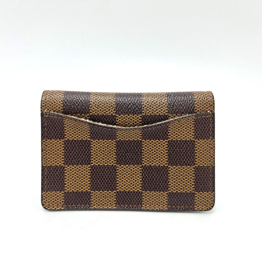 LOUIS VUITTON ルイヴィトン M60502 オーガナイザー ドゥ ポッシュ 名刺入れ ICケース カードケース エベヌ ブラウン レディース【中古】_1
