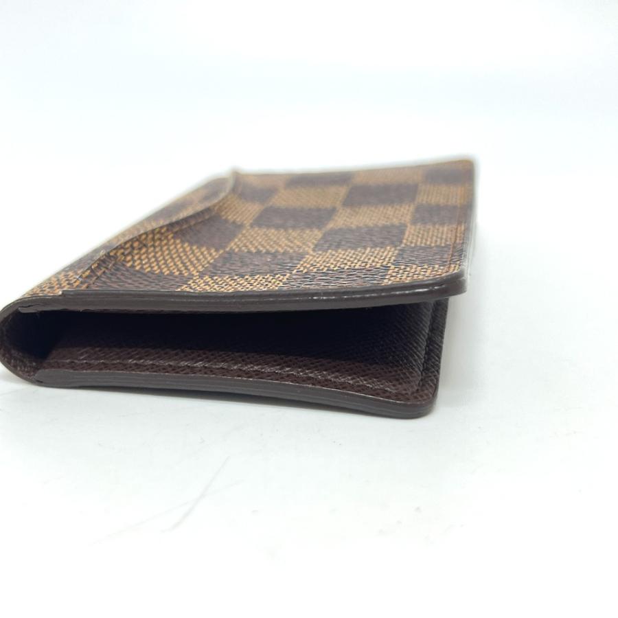 LOUIS VUITTON ルイヴィトン M60502 オーガナイザー ドゥ ポッシュ 名刺入れ ICケース カードケース エベヌ ブラウン レディース【中古】_2