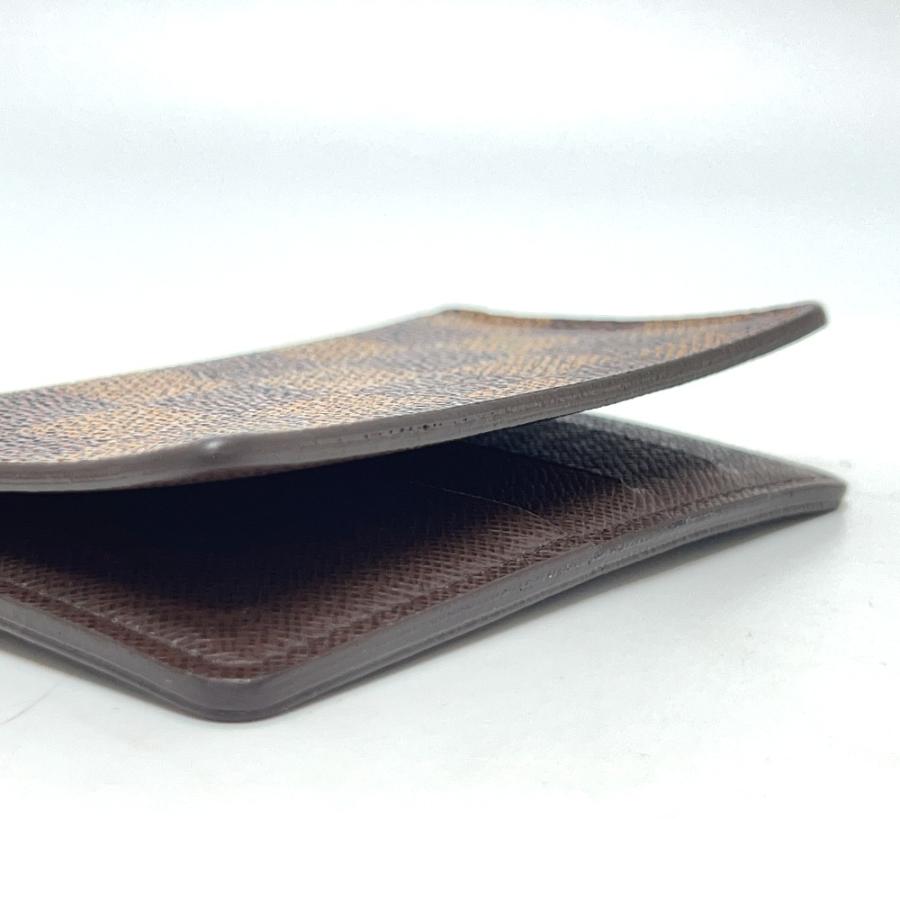 LOUIS VUITTON ルイヴィトン M60502 オーガナイザー ドゥ ポッシュ 名刺入れ ICケース カードケース エベヌ ブラウン レディース【中古】_3