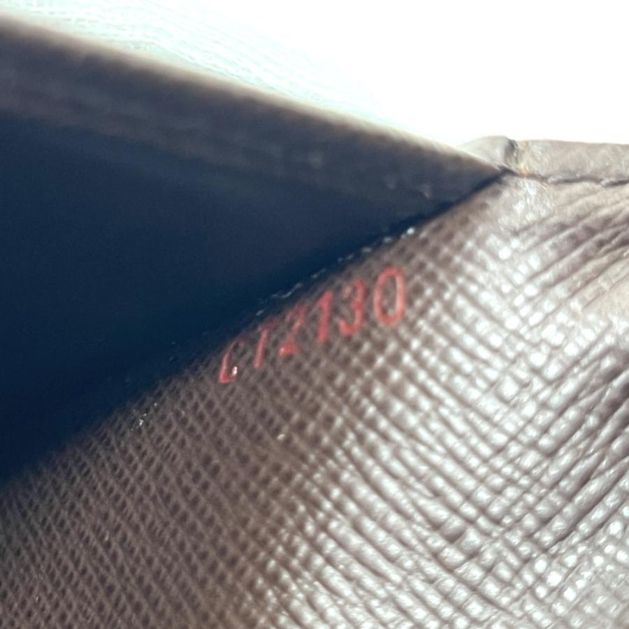 LOUIS VUITTON ルイヴィトン M60502 オーガナイザー ドゥ ポッシュ 名刺入れ ICケース カードケース エベヌ ブラウン レディース【中古】_8
