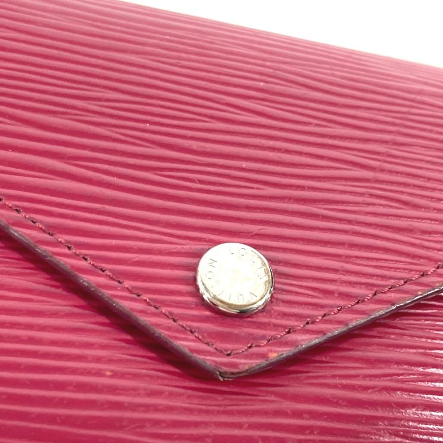 LOUIS VUITTON ルイヴィトン M62171 ポルトフォイユ・ヴィクトリーヌ コンパクトウォレット エピ 3つ折り財布 フューシャ パープル【中古】 | LOUIS VUITTON | 01