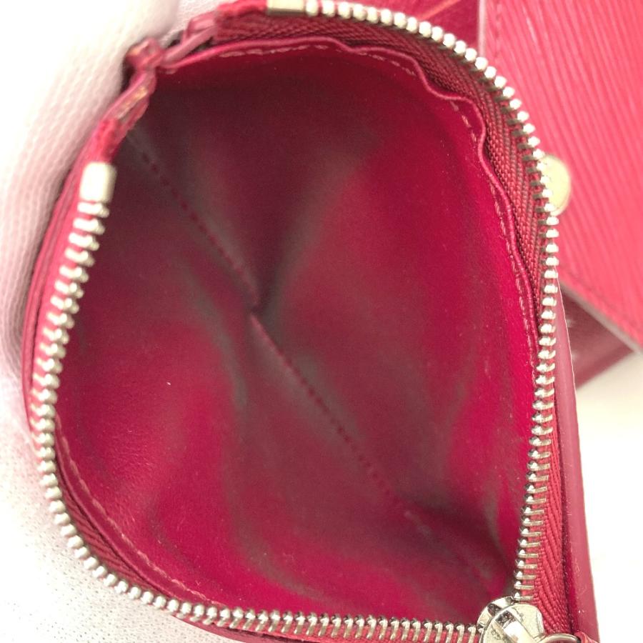 LOUIS VUITTON ルイヴィトン M62171 ポルトフォイユ・ヴィクトリーヌ コンパクトウォレット エピ 3つ折り財布 フューシャ パープル【中古】 | LOUIS VUITTON | 02