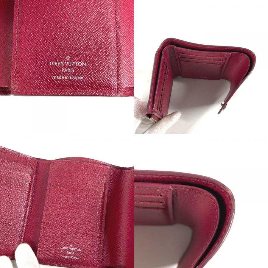 LOUIS VUITTON ルイヴィトン M62171 ポルトフォイユ・ヴィクトリーヌ コンパクトウォレット エピ 3つ折り財布 フューシャ パープル【中古】 | LOUIS VUITTON | 07