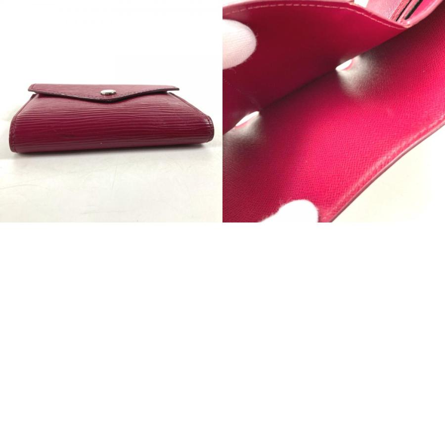 LOUIS VUITTON ルイヴィトン M62171 ポルトフォイユ・ヴィクトリーヌ コンパクトウォレット エピ 3つ折り財布 フューシャ パープル【中古】 | LOUIS VUITTON | 09