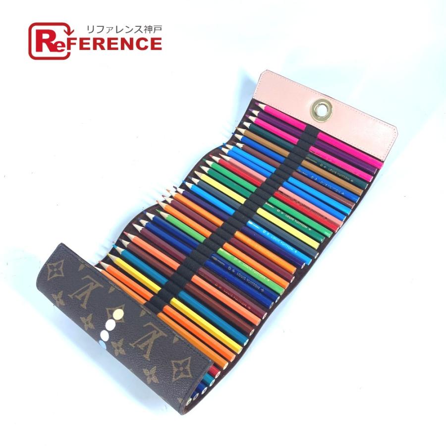 美品 LOUIS VUITTON ルイヴィトン GI0374 エトュイクレヨン 色鉛筆 40色 カラーペンシル 鉛筆 ステーショナリー モノグラム 鉛筆 【中古】 | LOUIS VUITTON