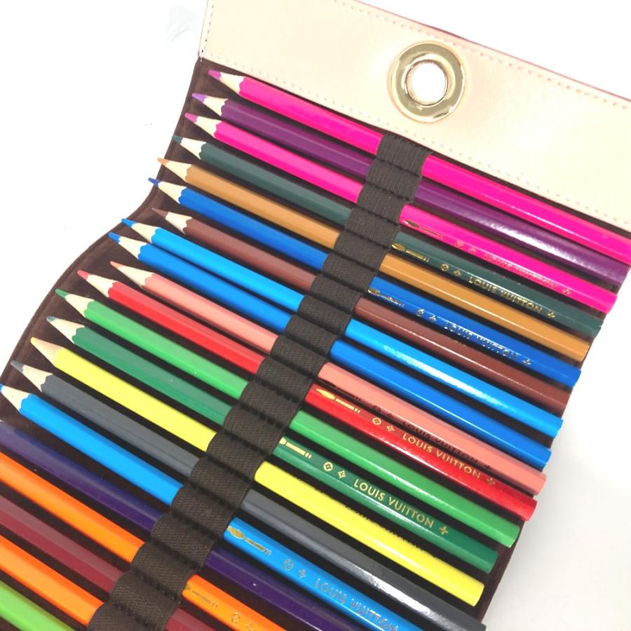 美品 LOUIS VUITTON ルイヴィトン GI0374 エトュイクレヨン 色鉛筆 40色 カラーペンシル 鉛筆 ステーショナリー モノグラム 鉛筆 【中古】 | LOUIS VUITTON | 02
