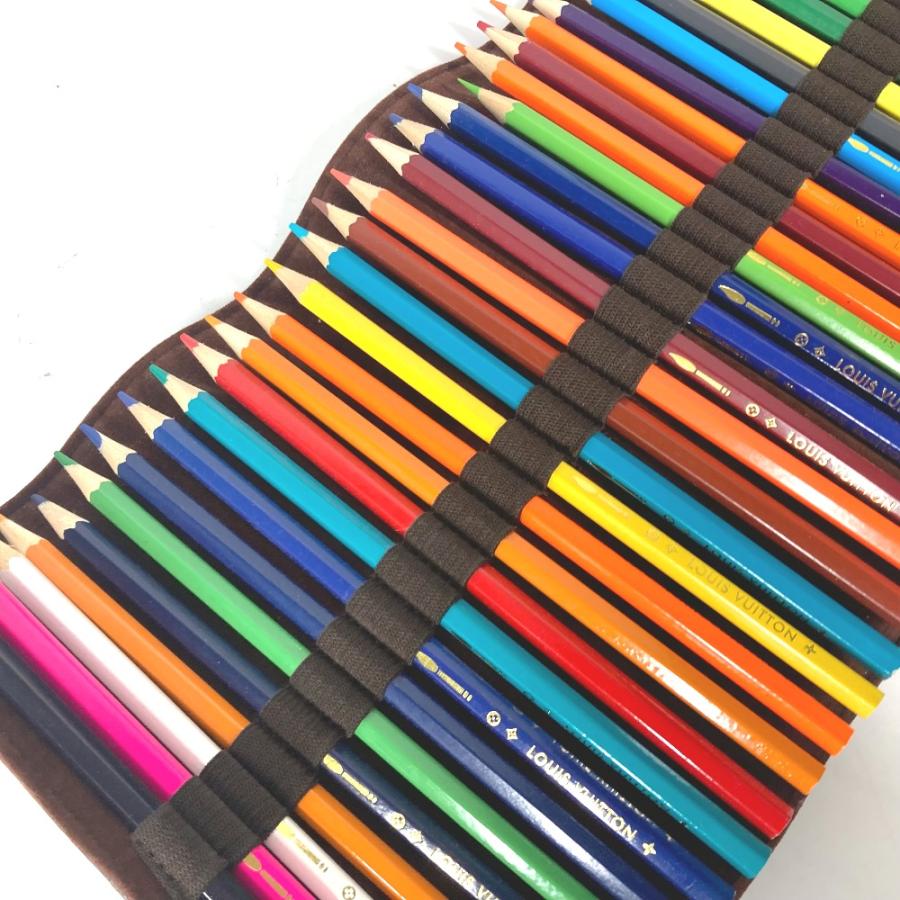 美品 LOUIS VUITTON ルイヴィトン GI0374 エトュイクレヨン 色鉛筆 40色 カラーペンシル 鉛筆 ステーショナリー モノグラム 鉛筆 【中古】 | LOUIS VUITTON | 04