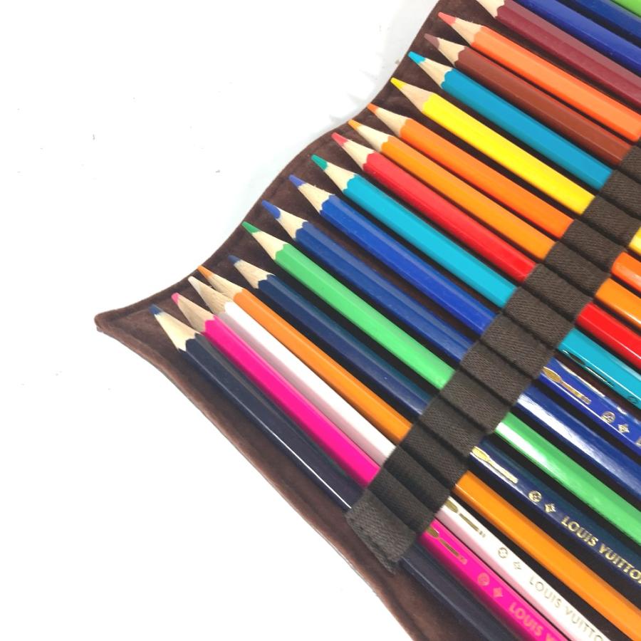 美品 LOUIS VUITTON ルイヴィトン GI0374 エトュイクレヨン 色鉛筆 40色 カラーペンシル 鉛筆 ステーショナリー モノグラム 鉛筆 【中古】 | LOUIS VUITTON | 05