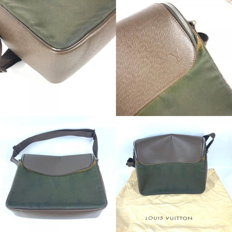 LOUIS VUITTON ルイヴィトン M30868 タイミール 斜め掛け カバン メッセンジャーバッグ タイガ ショルダーバッグ グリズリ【中古】 | LOUIS VUITTON | 07