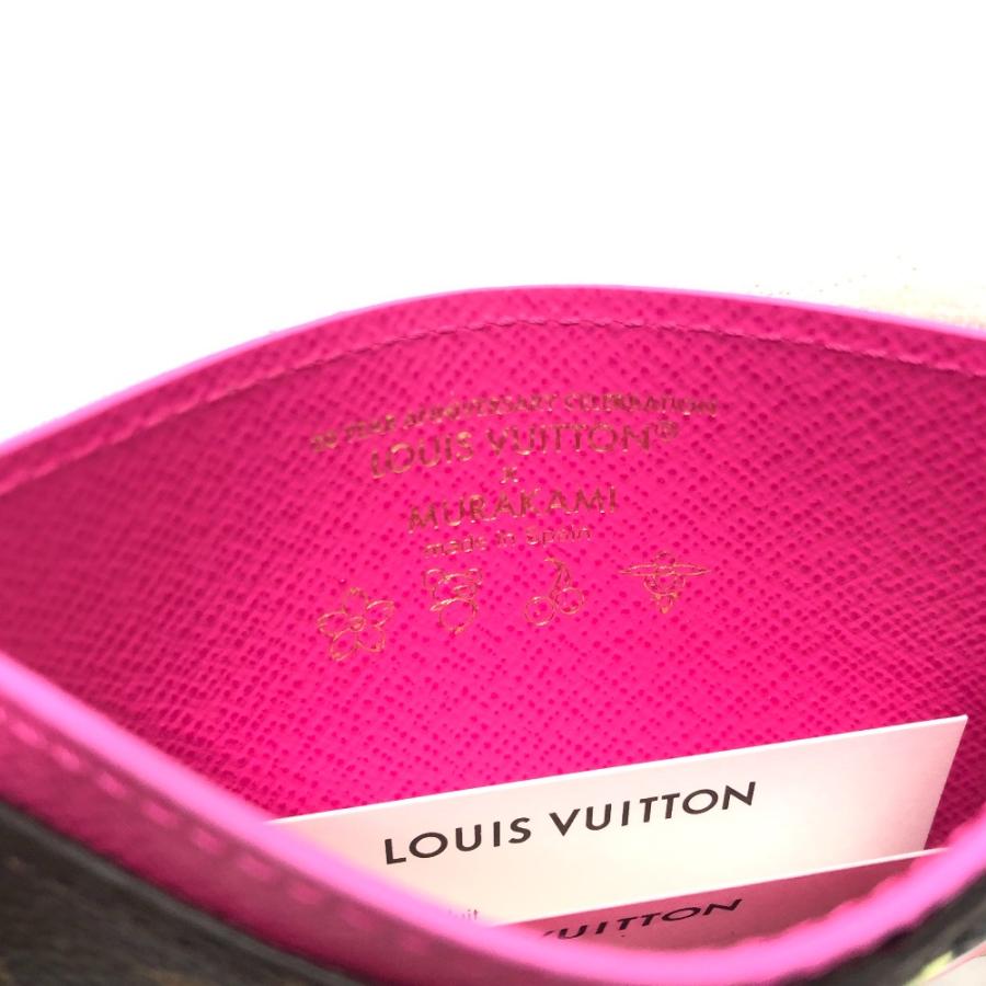 新品 LOUIS VUITTON ルイヴィトン M13439 ポルト カルト・サーンプル 村上隆  LV × TM カードケース ブラウン ユニセックス【新品】の画像