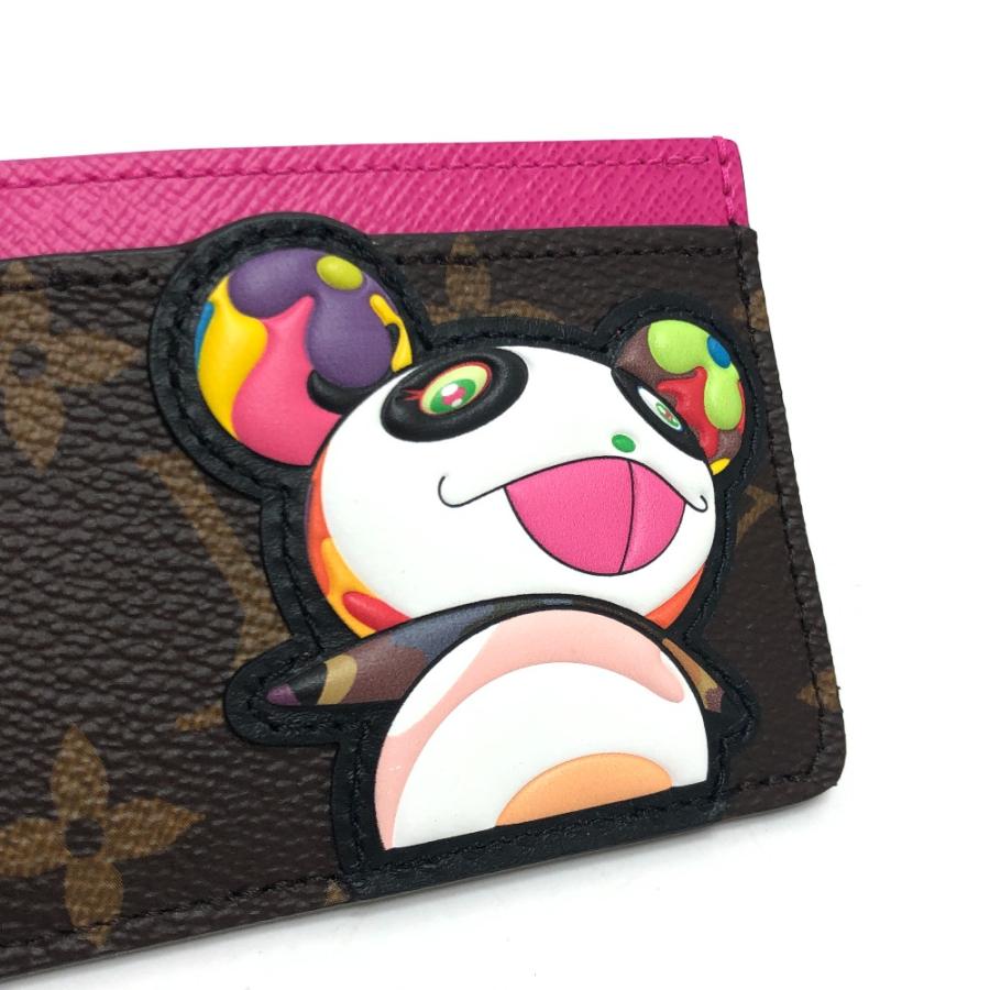 新品 LOUIS VUITTON ルイヴィトン M13439 ポルト カルト・サーンプル 村上隆  LV × TM カードケース ブラウン ユニセックス【新品】の画像