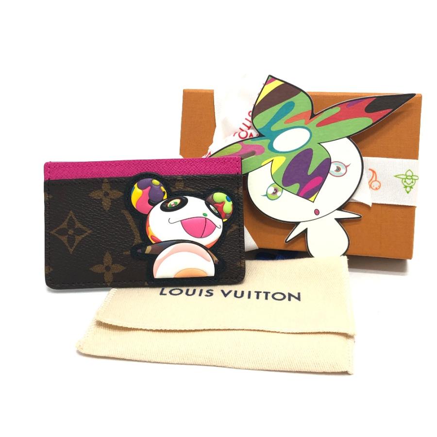 新品 LOUIS VUITTON ルイヴィトン M13439 ポルト カルト・サーンプル 村上隆  LV × TM カードケース ブラウン ユニセックス【新品】の画像