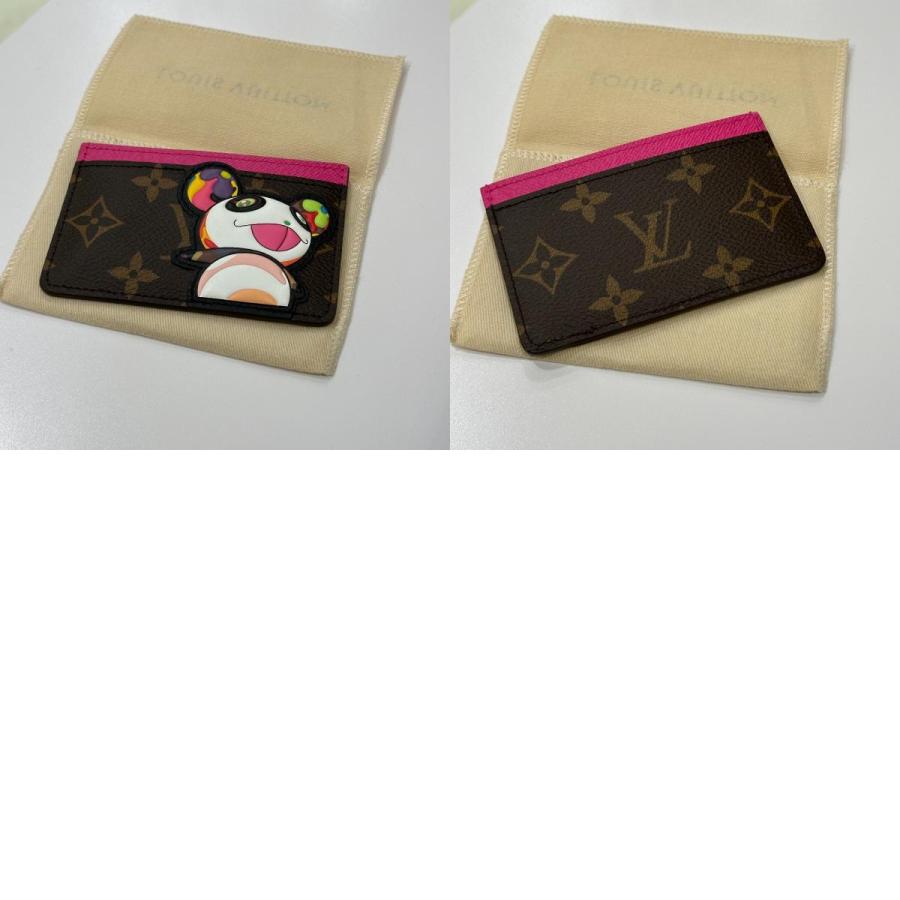 新品 LOUIS VUITTON ルイヴィトン M13439 ポルト カルト・サーンプル 村上隆  LV × TM カードケース ブラウン ユニセックス【新品】の画像