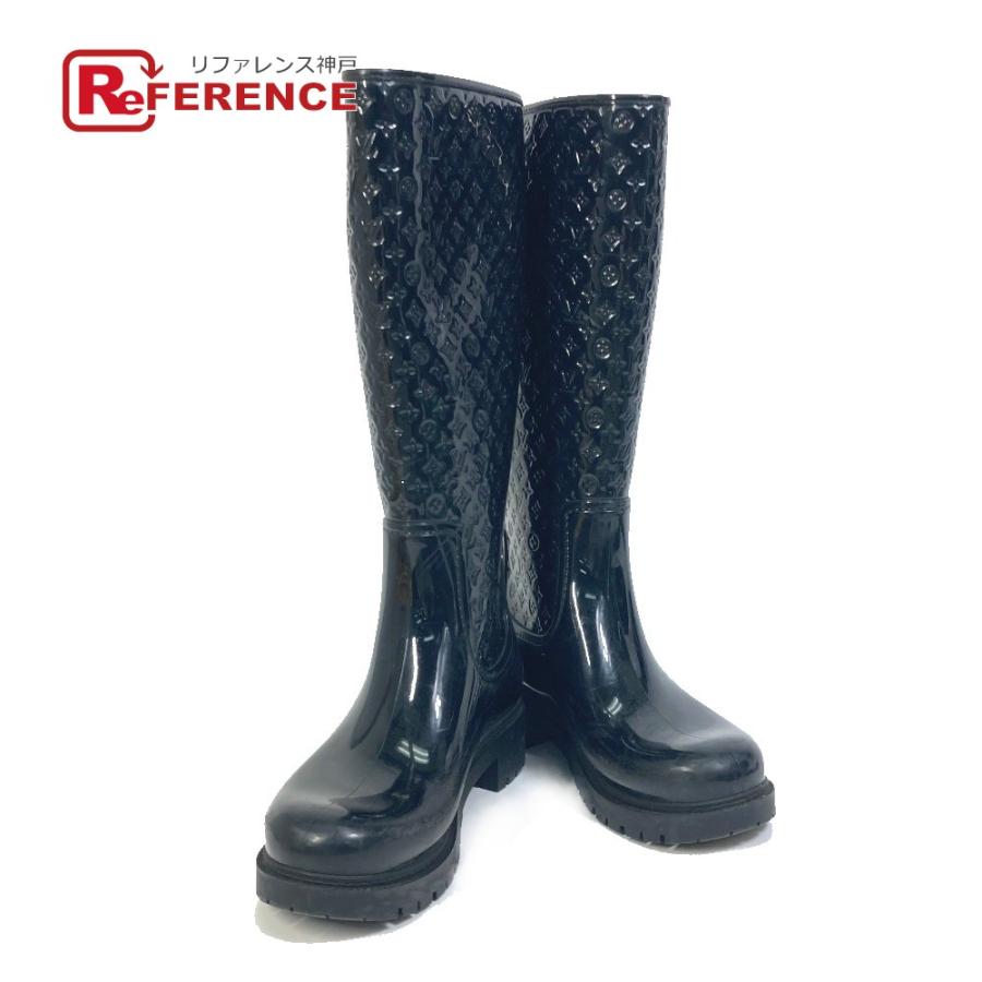 ルイヴィトン LOUIS VUITTON ブーツ スプラッシュ ライン モノグラム