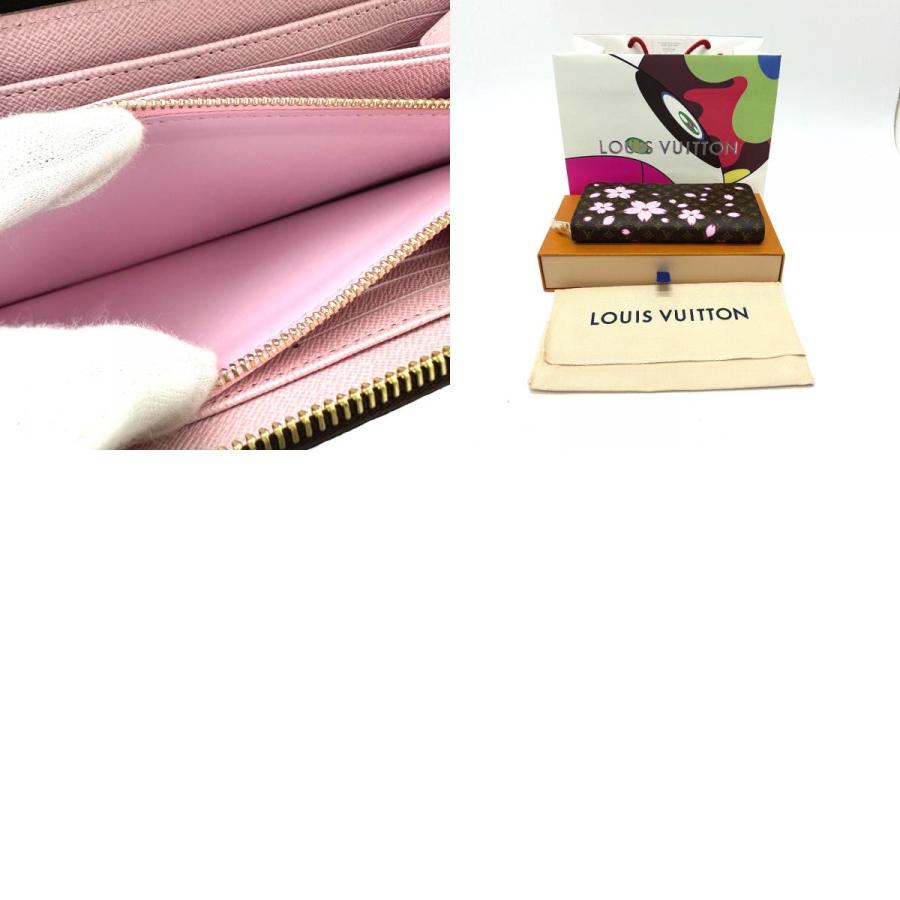 ルイヴィトン 村上隆 LV×TM ジッピーウォレット チェリー