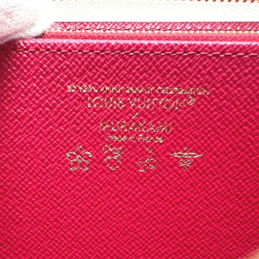新品 LOUIS VUITTON ルイヴィトン M14240 ジッピーウォレット 財布 ウォレット チェリー 村上隆コラボ モノグラム LV × TM 長財布 【新品】の画像