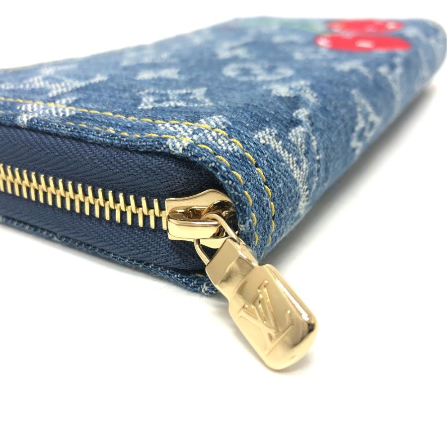 新品 LOUIS VUITTON ルイヴィトン M23161 LV × TM ジッピー・ウォレット サクランボ チェリー 村上隆コラボ モノグラムデニム 【新品】 | LOUIS VUITTON | 03