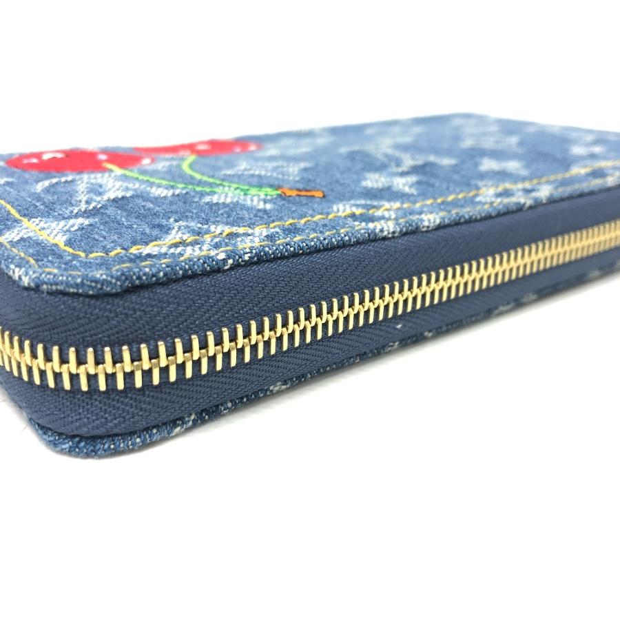 新品 LOUIS VUITTON ルイヴィトン M23161 LV × TM ジッピー・ウォレット サクランボ チェリー 村上隆コラボ モノグラムデニム 【新品】 | LOUIS VUITTON | 05