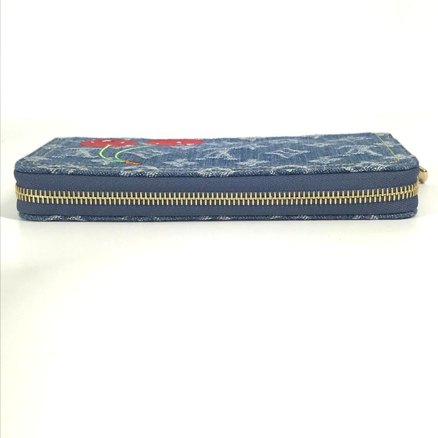 新品 LOUIS VUITTON ルイヴィトン M23161 LV × TM ジッピーウォレット  ラウンドファスナー 村上隆コラボ モノグラムデニム 長財布【新品】 | LOUIS VUITTON | 02