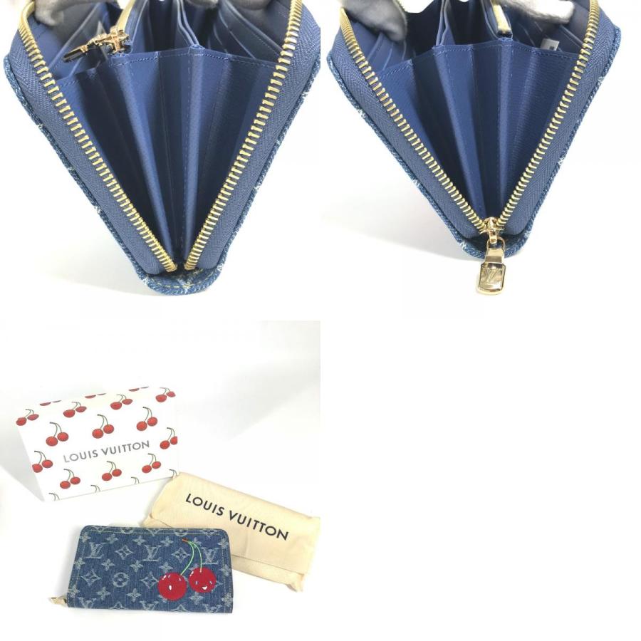 新品 LOUIS VUITTON ルイヴィトン M23161 LV × TM ジッピーウォレット  ラウンドファスナー 村上隆コラボ モノグラムデニム 長財布【新品】 | LOUIS VUITTON | 09