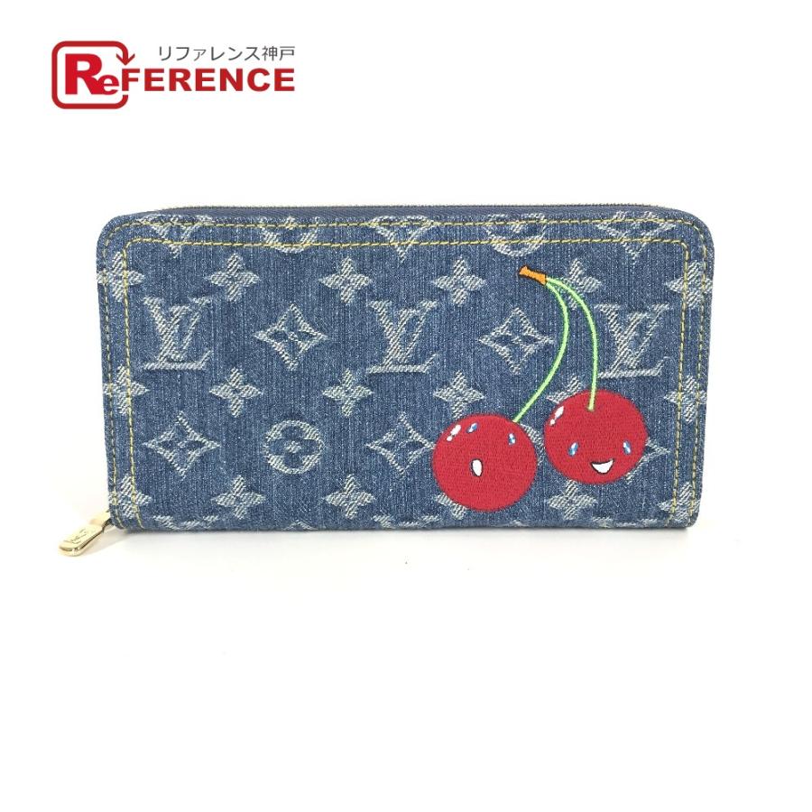 新品 LOUIS VUITTON ルイヴィトン M23161 LV × TM ジッピー・ウォレット  村上隆コラボ モノグラムデニム 長財布 ブルー 【新品】 | LOUIS VUITTON