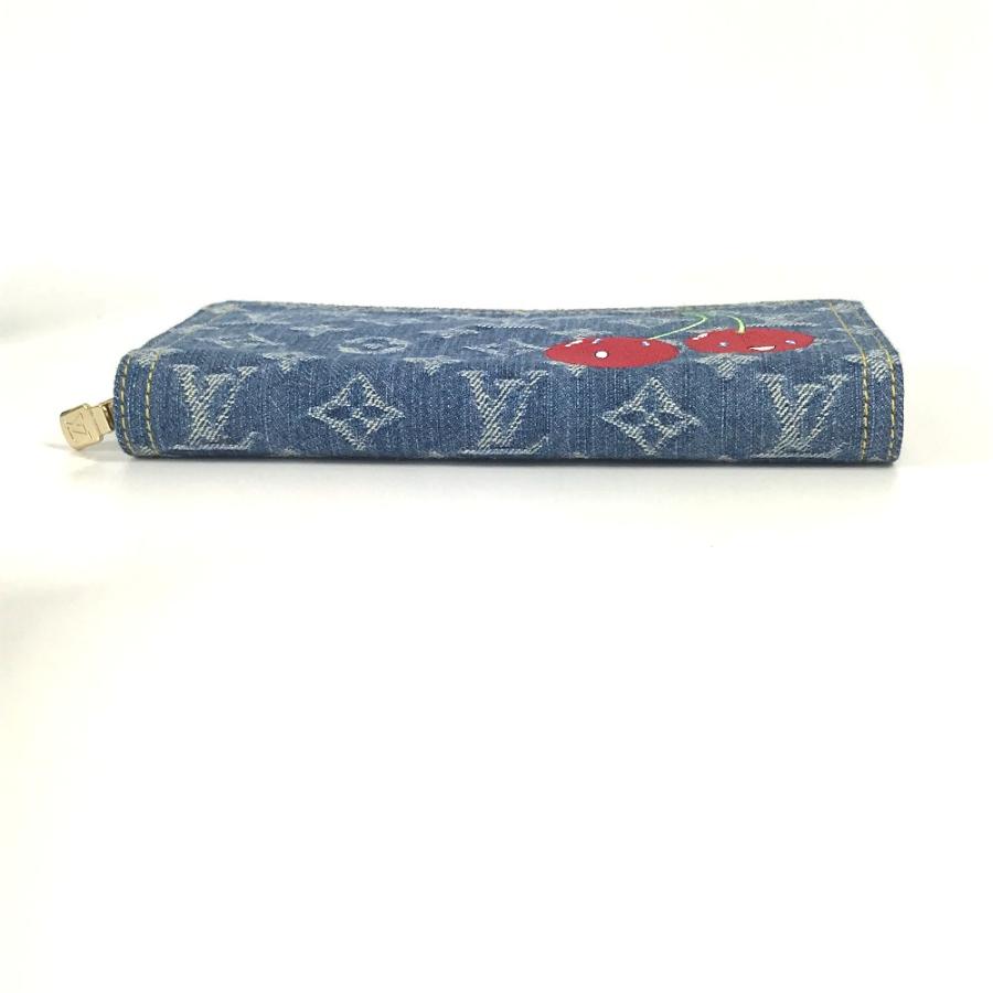 新品 LOUIS VUITTON ルイヴィトン M23161 LV × TM ジッピー・ウォレット  村上隆コラボ モノグラムデニム 長財布 ブルー 【新品】 | LOUIS VUITTON | 04