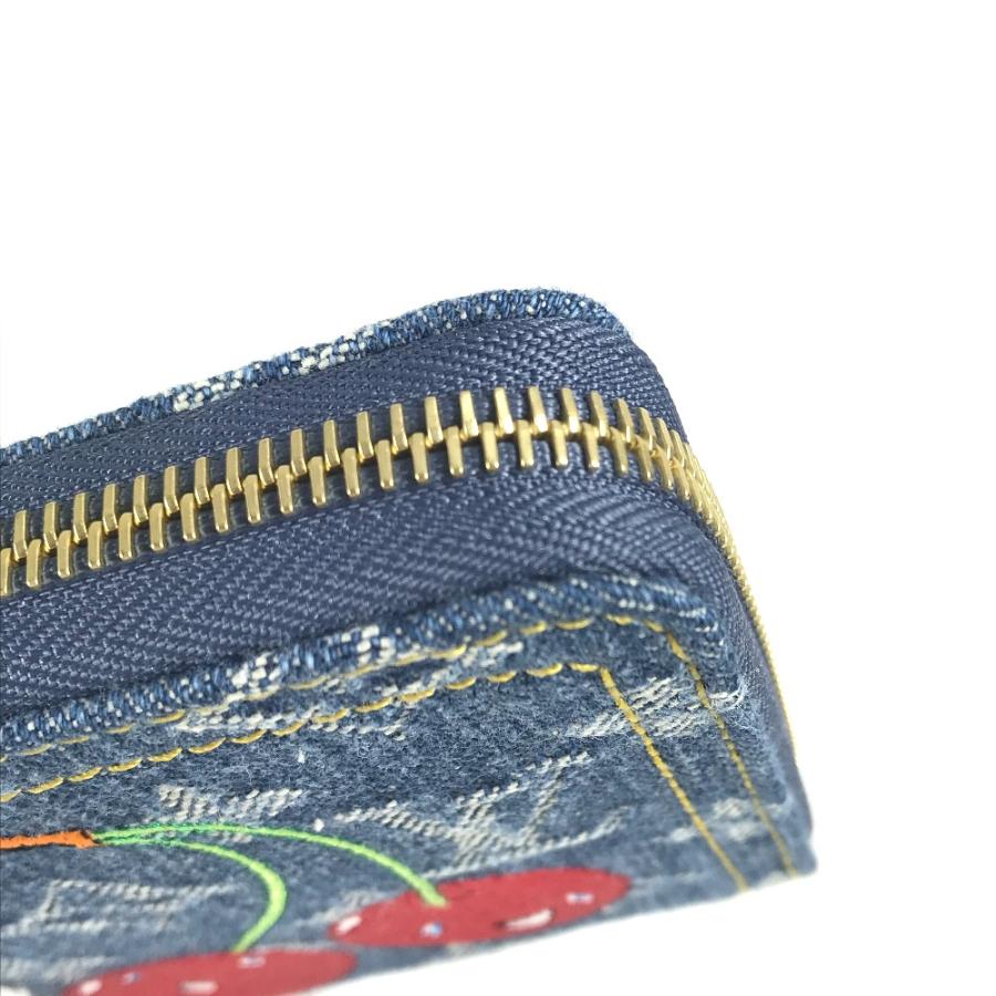 新品 LOUIS VUITTON ルイヴィトン M23161 LV × TM ジッピー・ウォレット  村上隆コラボ モノグラムデニム 長財布 ブルー 【新品】 | LOUIS VUITTON | 06