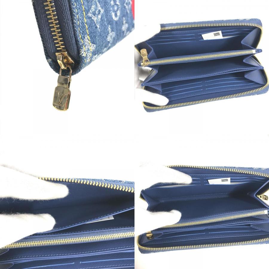 新品 LOUIS VUITTON ルイヴィトン M23161 LV × TM ジッピー・ウォレット  村上隆コラボ モノグラムデニム 長財布 ブルー 【新品】 | LOUIS VUITTON | 07