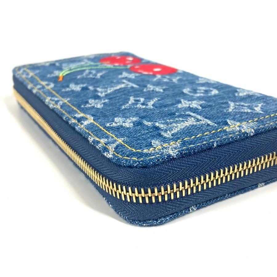 新品 LOUIS VUITTON ルイヴィトン M23161 LV × TM ジッピーウォレット  ラウンドファスナー 村上隆コラボ モノグラムデニム 長財布【新品】 | LOUIS VUITTON | 05
