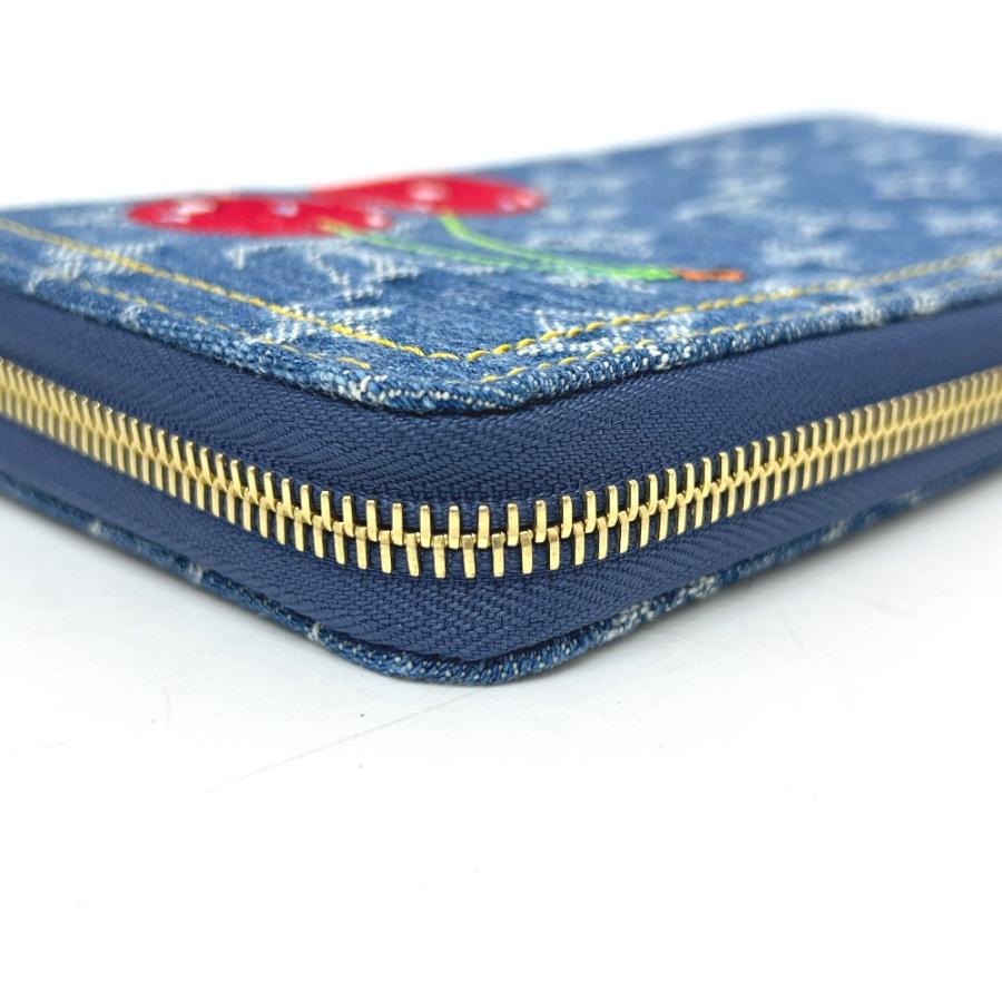 新品 LOUIS VUITTON ルイヴィトン M23161 ジッピーウォレット 財布 ウォレット  村上隆コラボ モノグラムデニム LV × TM 長財布 【新品】 | LOUIS VUITTON | 04