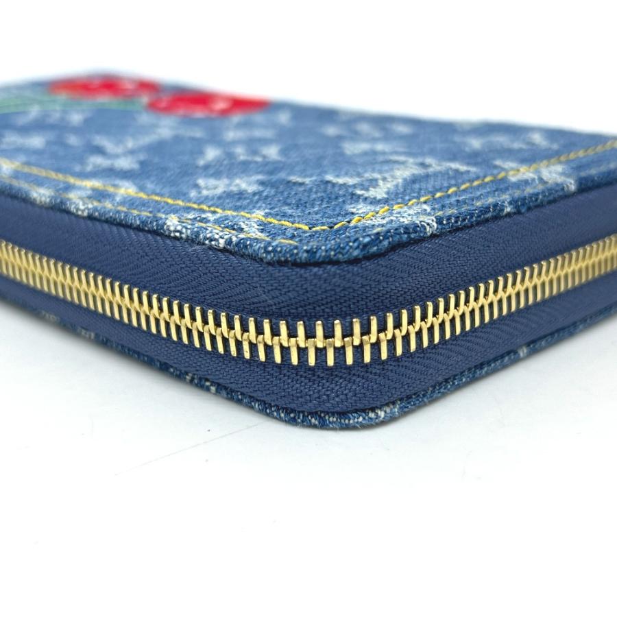 新品 LOUIS VUITTON ルイヴィトン M23161 ジッピーウォレット 財布 ウォレット  村上隆コラボ モノグラムデニム LV × TM 長財布 【新品】 | LOUIS VUITTON | 05