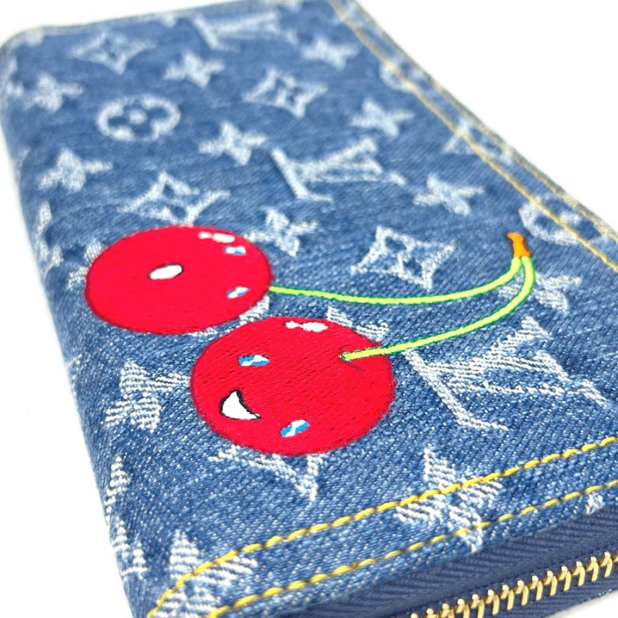 新品 LOUIS VUITTON ルイヴィトン M23161 ジッピーウォレット 財布 ウォレット  村上隆コラボ モノグラムデニム LV × TM 長財布 【新品】 | LOUIS VUITTON | 06