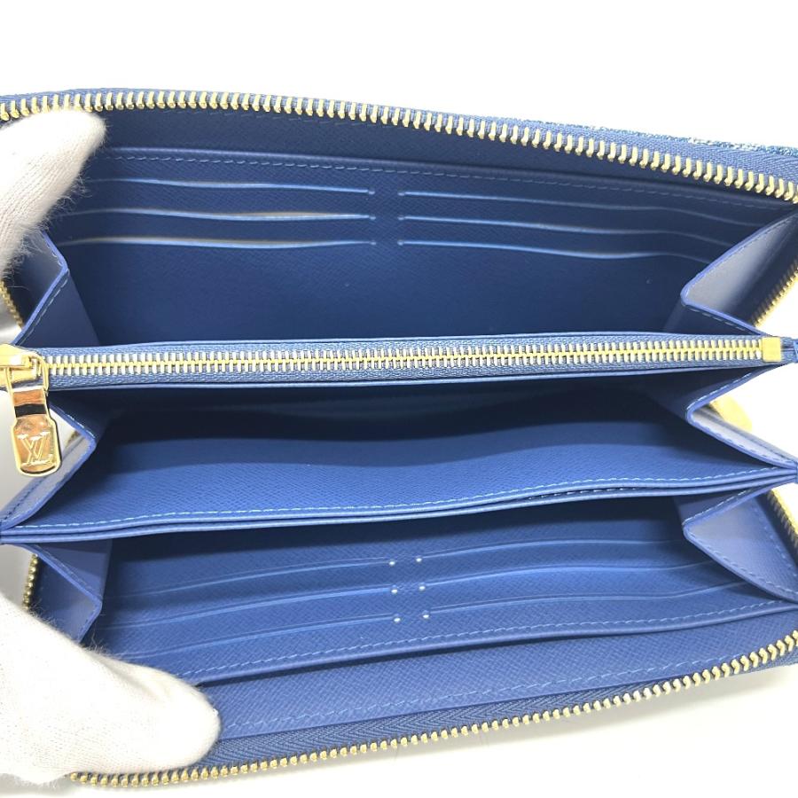 新品 LOUIS VUITTON ルイヴィトン M23161 ジッピーウォレット 財布 ウォレット  村上隆コラボ モノグラムデニム LV × TM 長財布 【新品】 | LOUIS VUITTON | 08