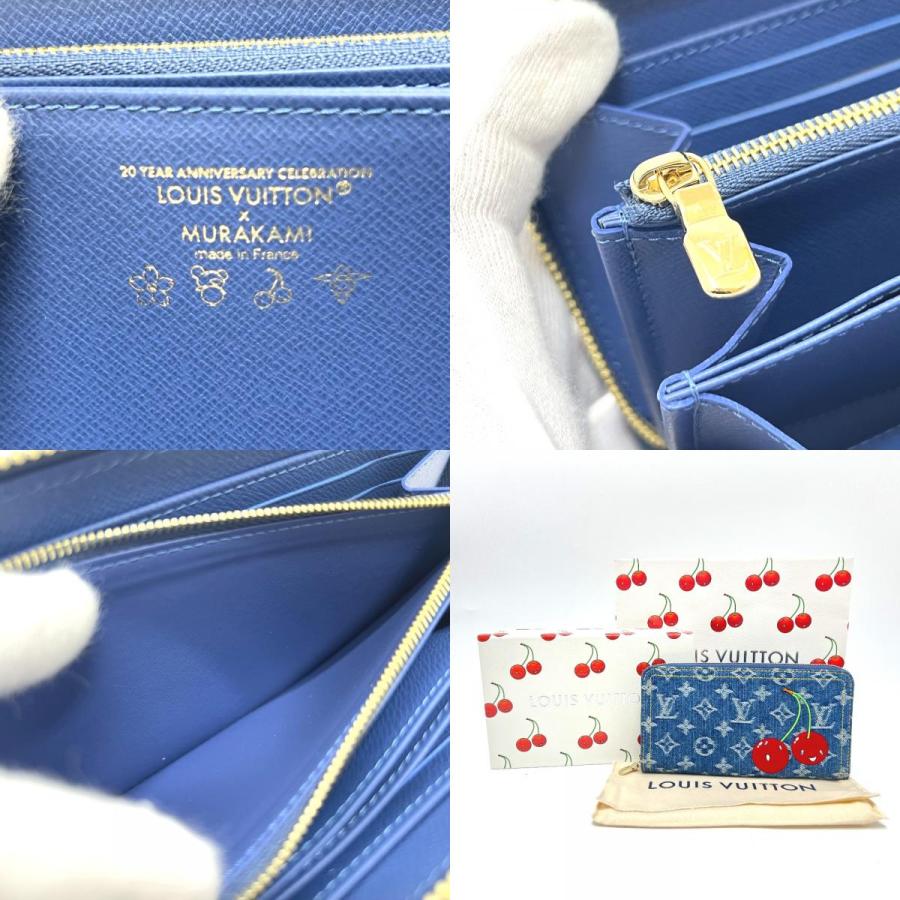 新品 LOUIS VUITTON ルイヴィトン M23161 ジッピーウォレット 財布 ウォレット  村上隆コラボ モノグラムデニム LV × TM 長財布 【新品】 | LOUIS VUITTON | 09