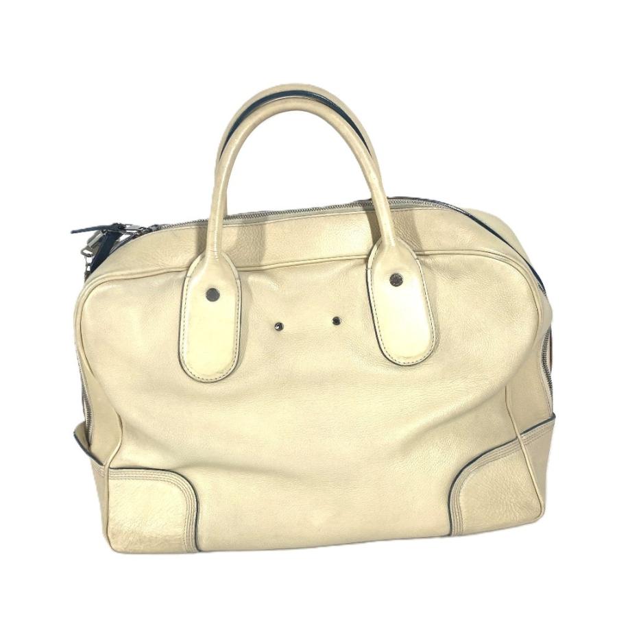 LOUIS VUITTON ルイヴィトン M95779 キュイール・シワ ボストンバッグ カバン ハンドバッグ カバン ビジネスバッグ エクリュ【中古】_2