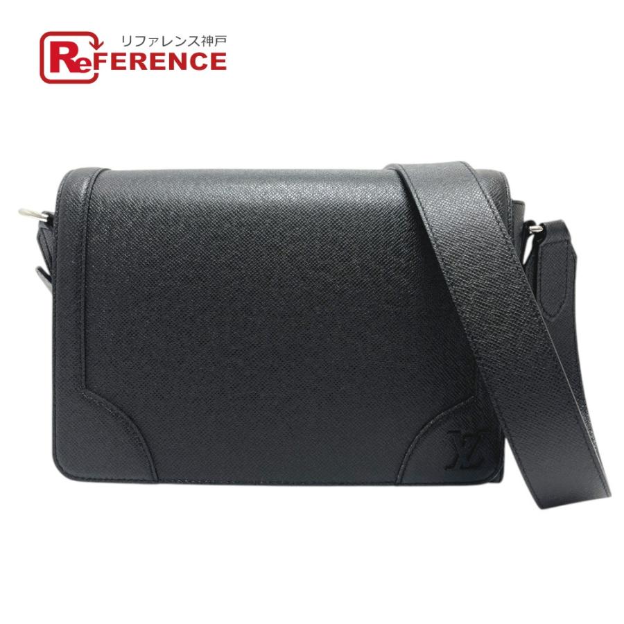 美品 LOUIS VUITTON ルイヴィトン M30807 ニュー・フラップ  メッセンジャー ショルダーバッグ タイガ  ノワール ブラック メンズ【中古】 | LOUIS VUITTON