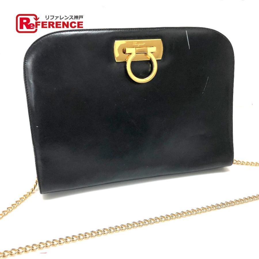 Salvatore Ferragamo サルヴァトーレフェラガモ チェーン ガンチーニ ショルダーバッグ ｘ | 