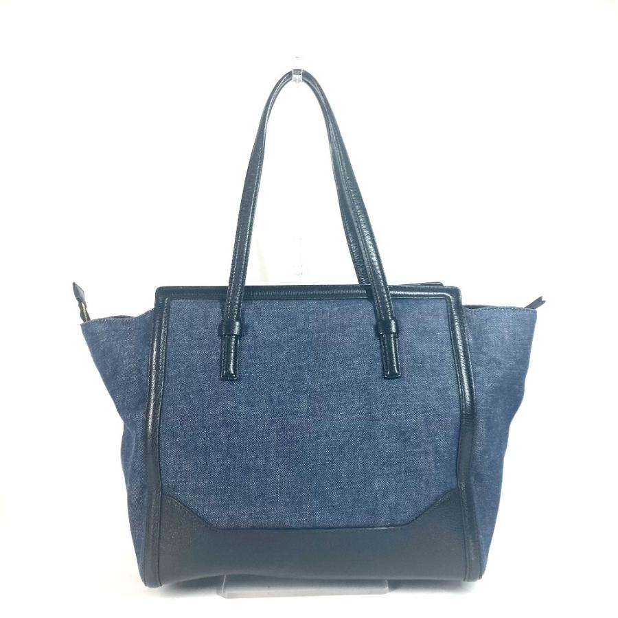 Salvatore Ferragamo サルヴァトーレフェラガモ ロゴ ハンドバッグ ショルダーバッグ カバン トートバッグ ブルー レディース【中古】 |  | 01