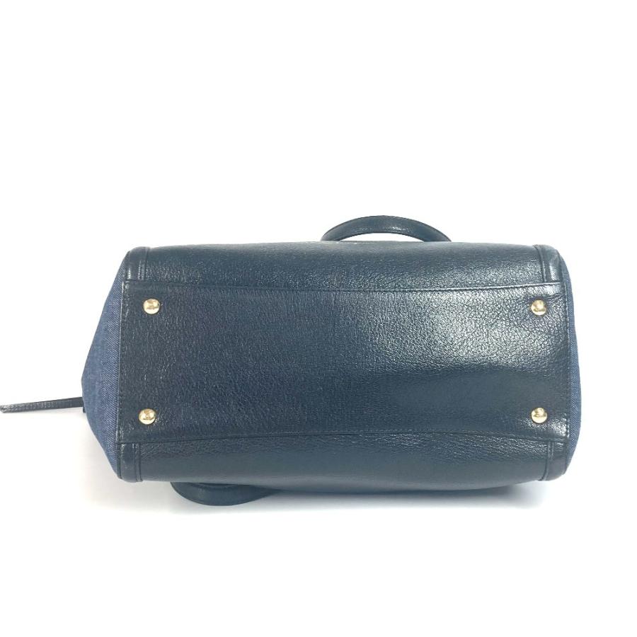 Salvatore Ferragamo サルヴァトーレフェラガモ ロゴ ハンドバッグ ショルダーバッグ カバン トートバッグ ブルー レディース【中古】 |  | 04